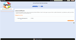 Desktop Screenshot of lists.lire-et-ecrire.be